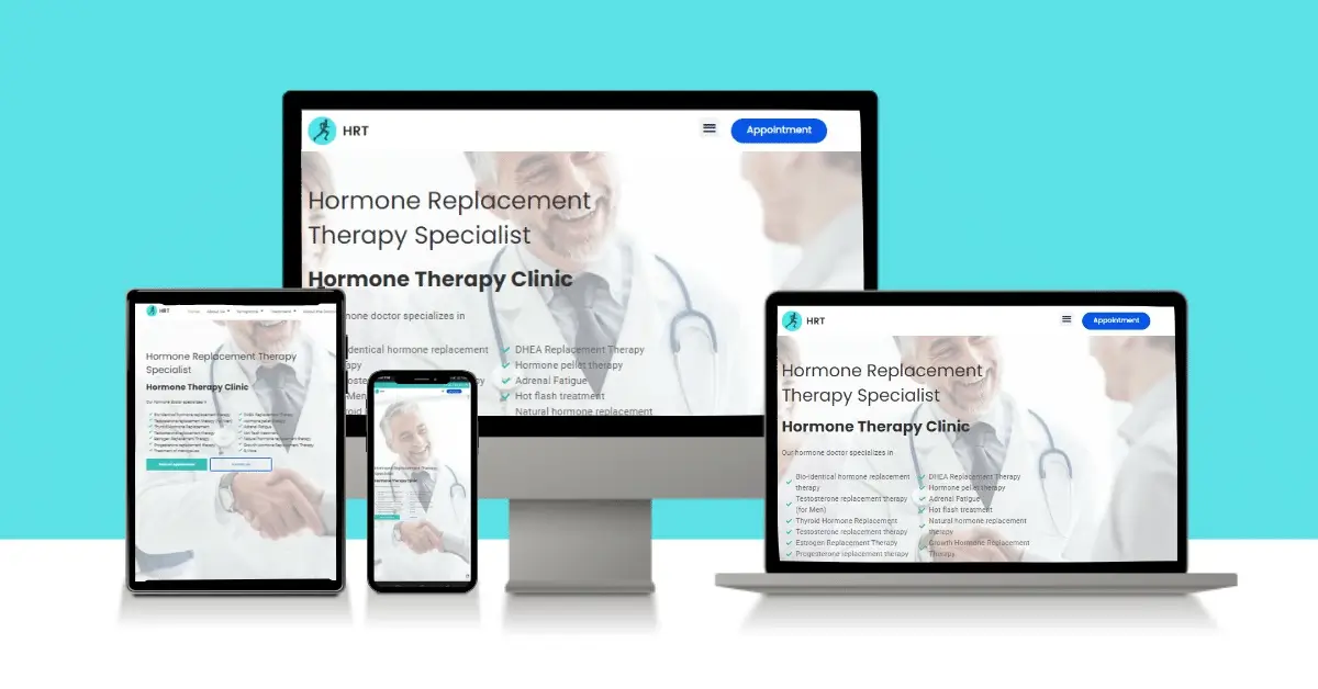 Web Dev Portfolio - Case Study for Hormone Replacement Therapy