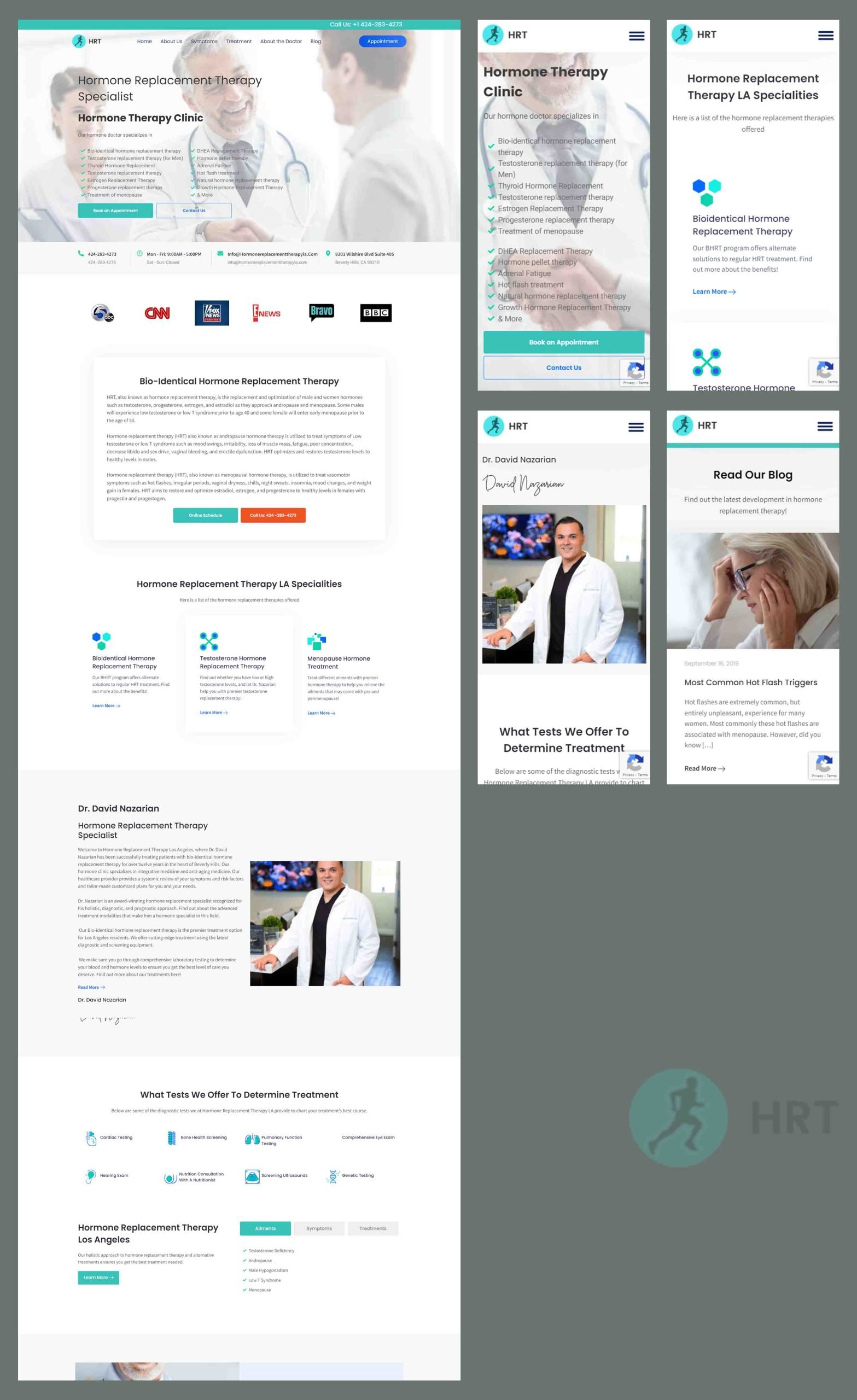 Hormone Replacement - Web Development Service By Freelancrs HUB Digital Marketing Agency