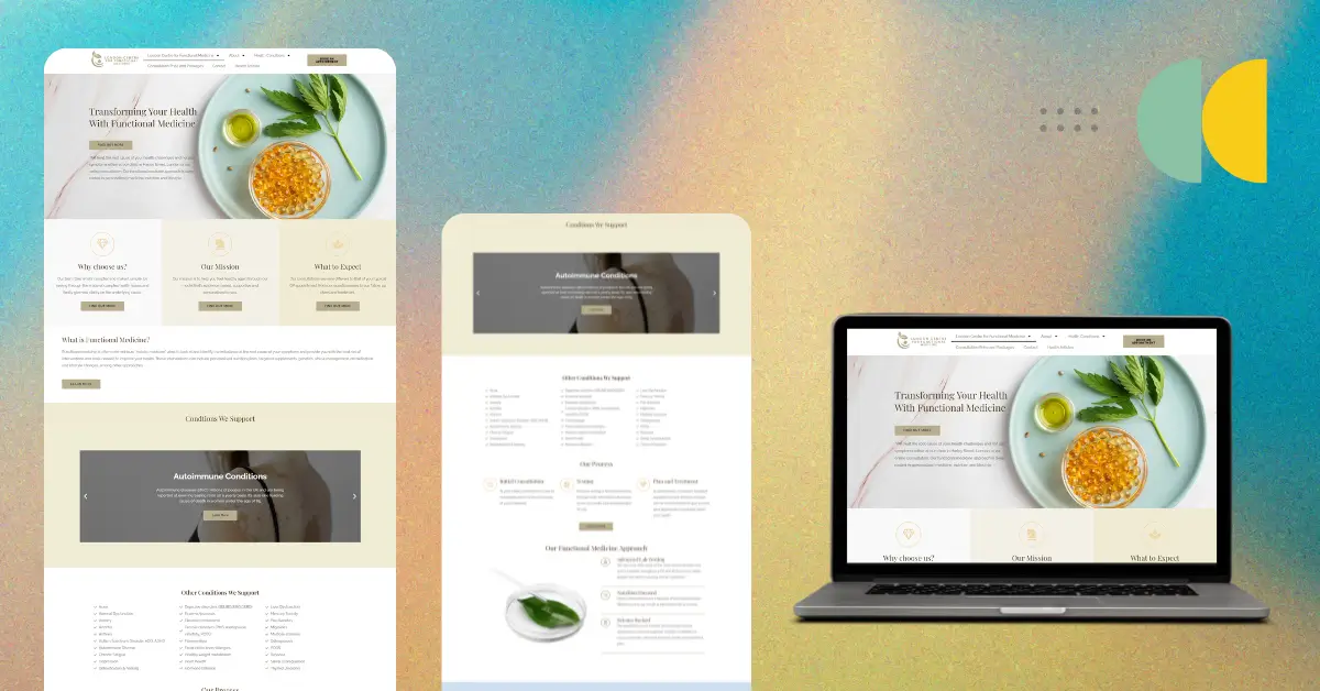 SEO Portfolio - Functional Medicine Company in UK - London CFM